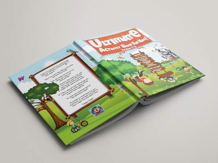 Cover image for Activity Book Cover for Kids!