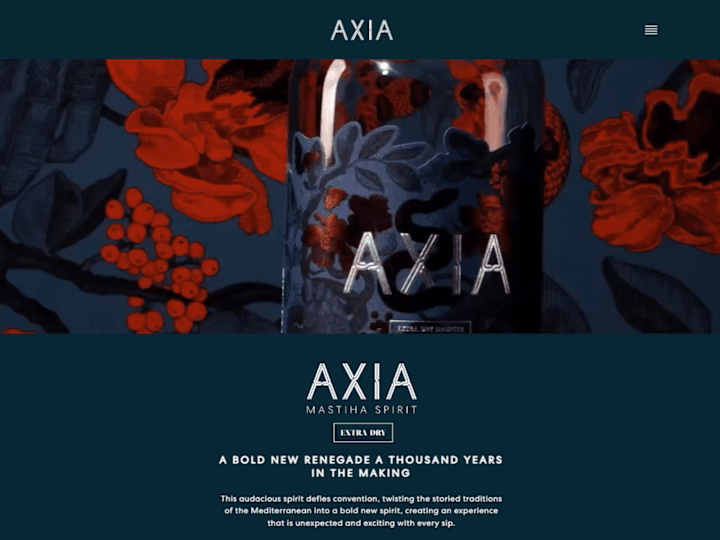 Cover image for AXIA Spirits | Homepage Development On Shopify With Replo