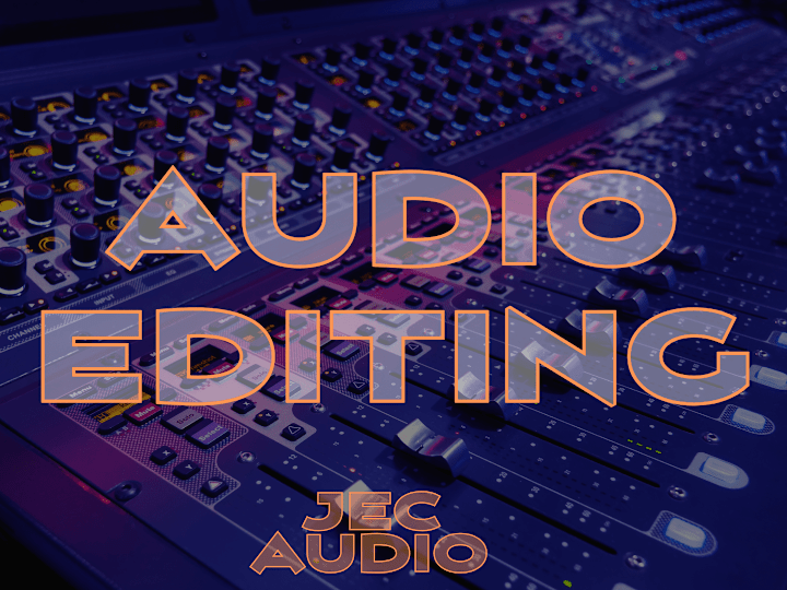 Cover image for Edit various types of audio/dialogue to industry standards!