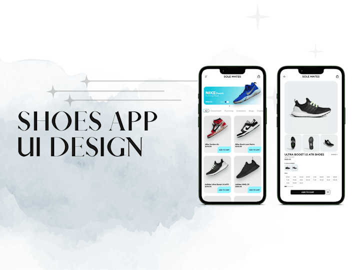 Cover image for Shoe shop app design