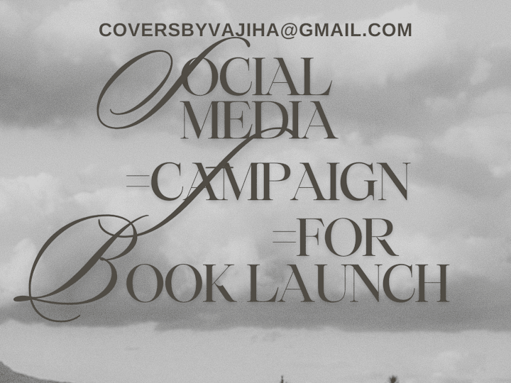 Cover image for 𖦆—Social Media Campaign for Book Launch