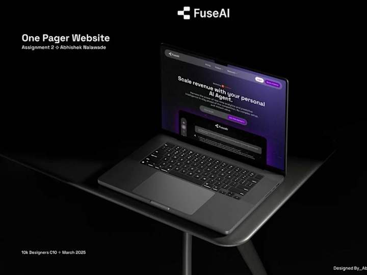 Cover image for FuseAI Landing Page Redesign