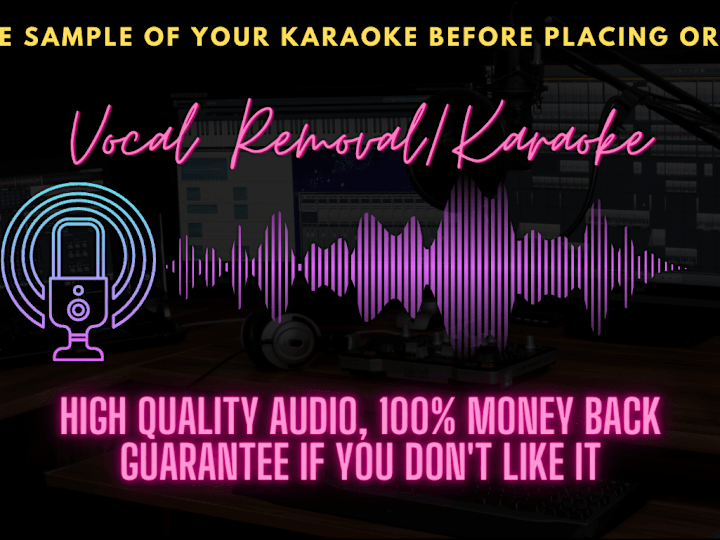 Cover image for Remove Vocals from a song/Karaoke