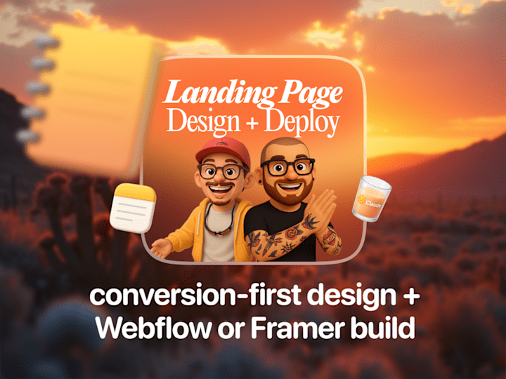 Cover image for Web3 Landing Page Design + Webflow/Framer Development