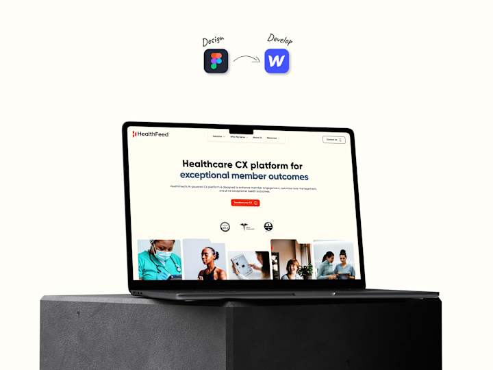 Cover image for HealthFeed Website Redesign