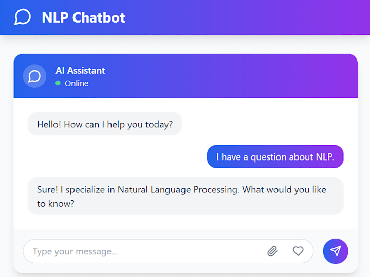 Cover image for Intelligent Chatbot with NLP