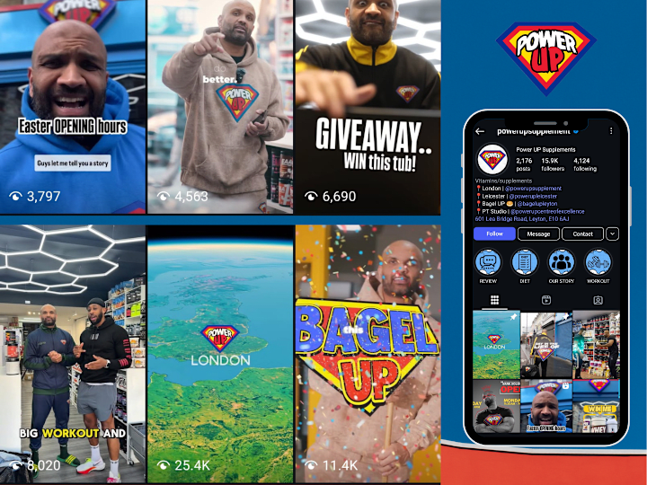 Cover image for Power Up Supplements | Social Media Growth Strategy
