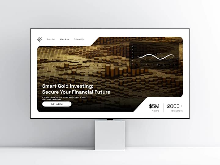 Cover image for Evergold - gold investment website