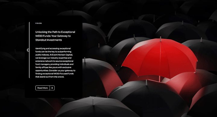 Cover image for 
Event Horizon Capital Brand Identity and Web Design