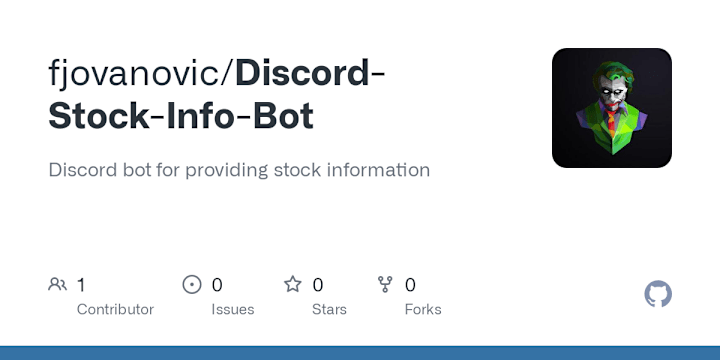 Cover image for fjovanovic/Discord-Stock-Info-Bot