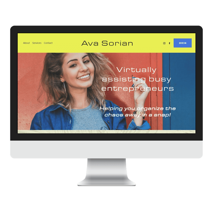 Cover image for Virtual Assistant Website | Ava Sorian Services