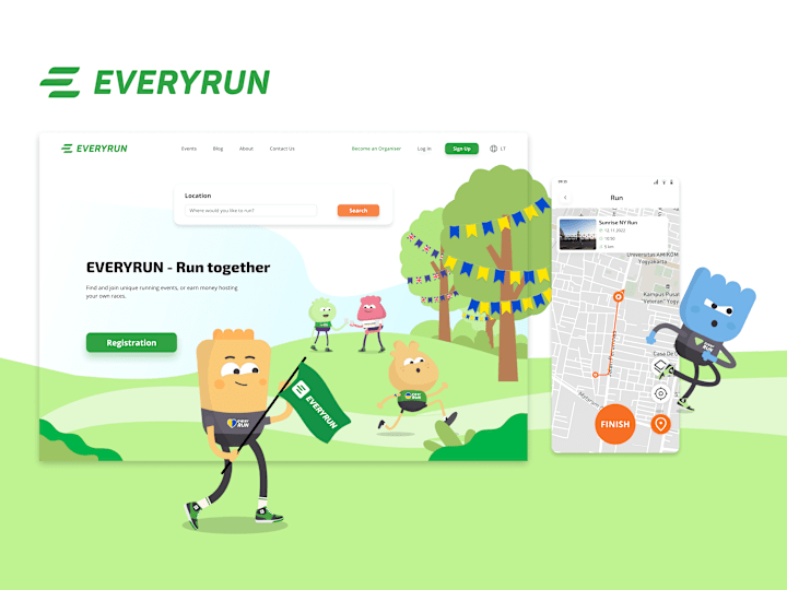 Cover image for EVERYRUN  - Platform for Running Events