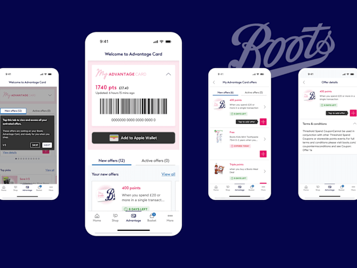 Cover image for Enhancing Advantage Card Digital Offers for Boots UK Mobile App