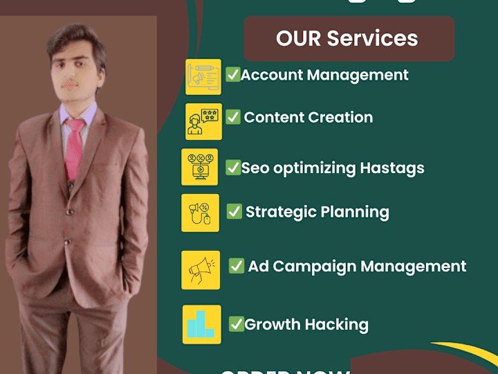 Cover image for social Media marketing