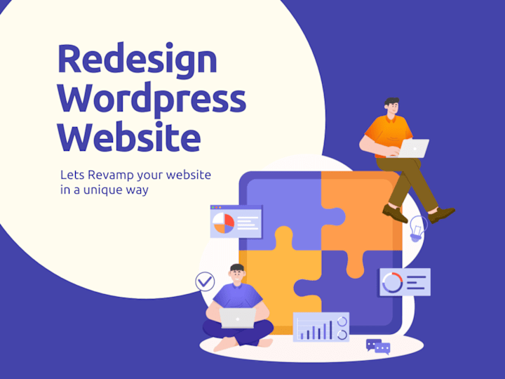 Cover image for I will design, redesign or revamp wordpress website