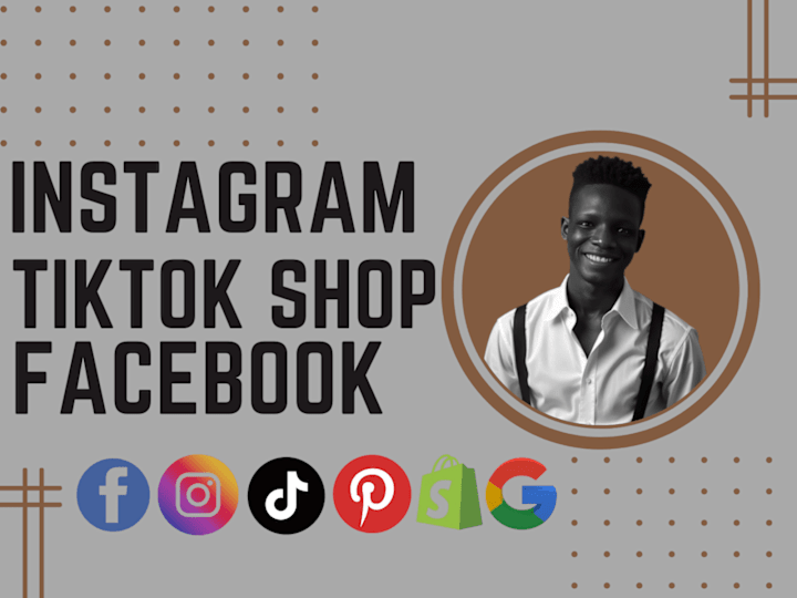Cover image for  setup tiktok, instagram facebook,shopify dropshipping marketing