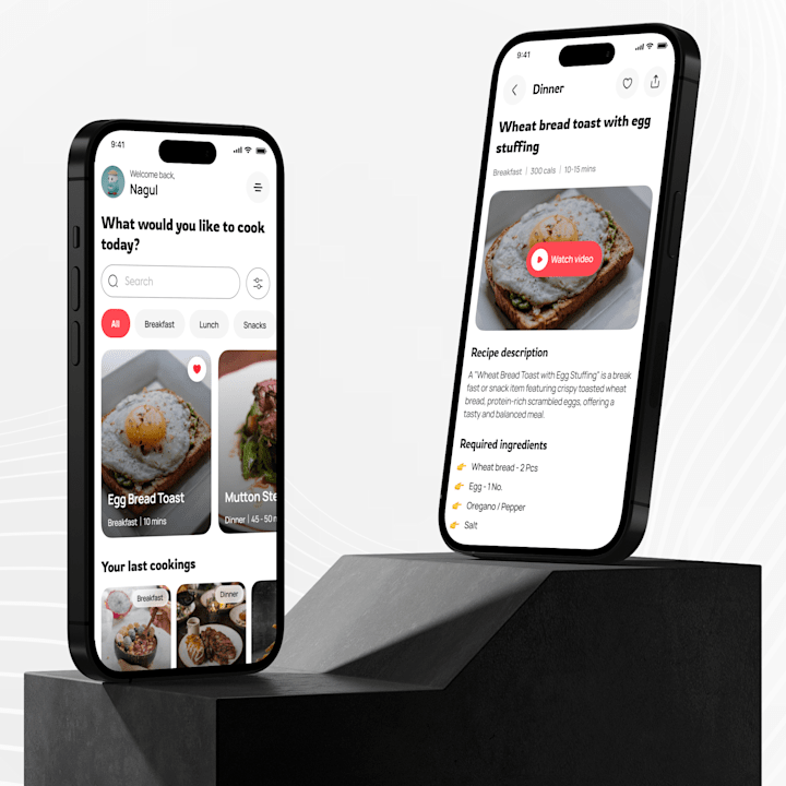 Cover image for Recipe App UI