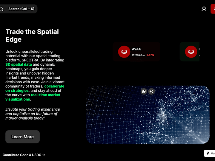 Cover image for SPECTRA | Trade the Spatial Edge