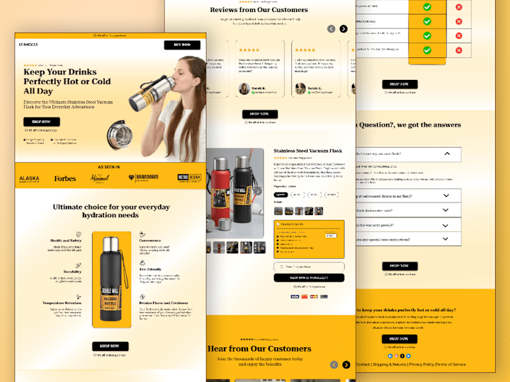 Cover image for Thermal Flask Landing page