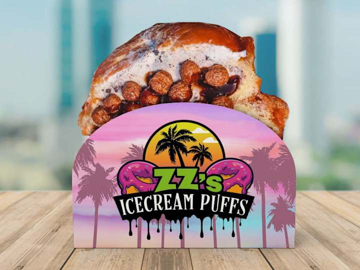 Cover image for ZZ’s Icecream Puffs