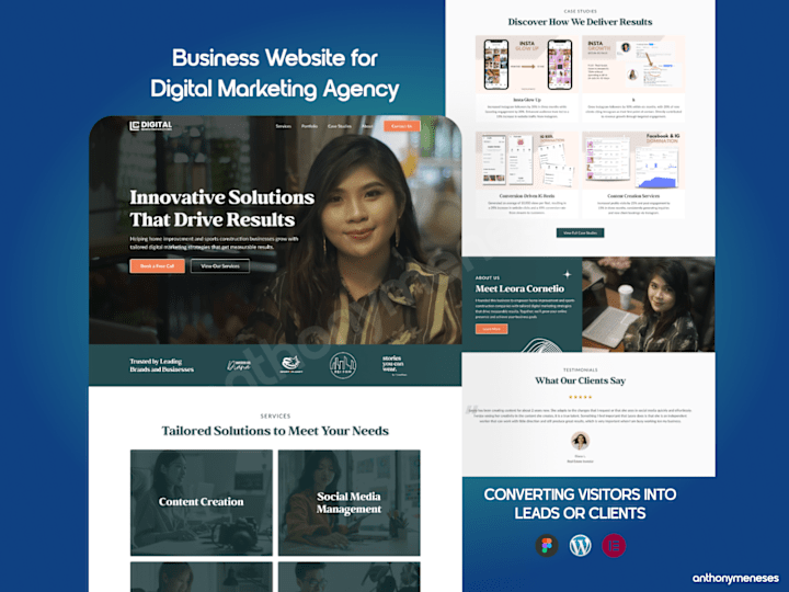 Cover image for Business Website for Digital Marketing Agency