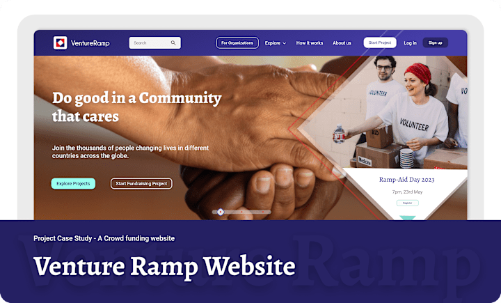 Cover image for Ventureramp website