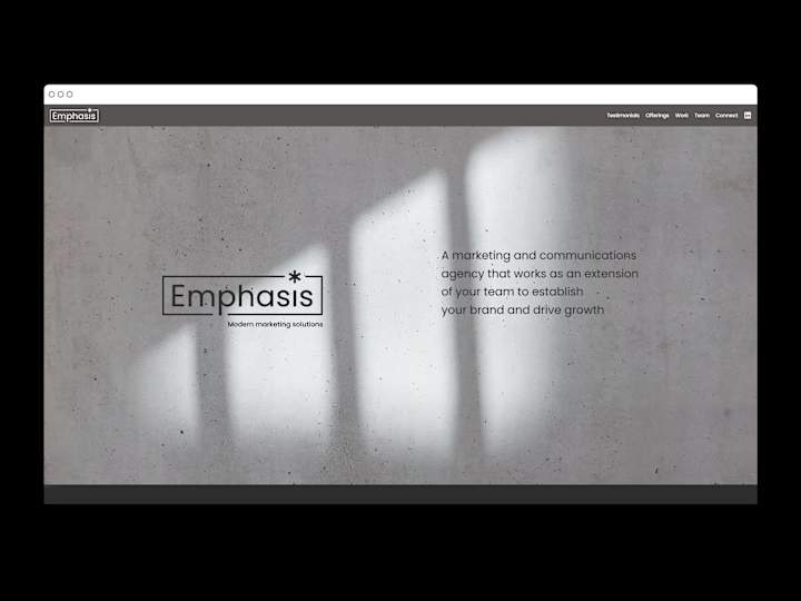 Cover image for Emphasis Media - Site Development