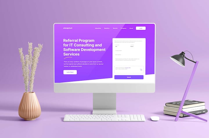 Cover image for Referral Program - Landing Page UIUX