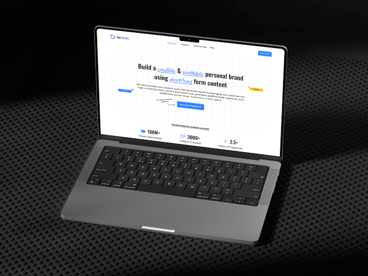 Cover image for Jazz Media Landing Page