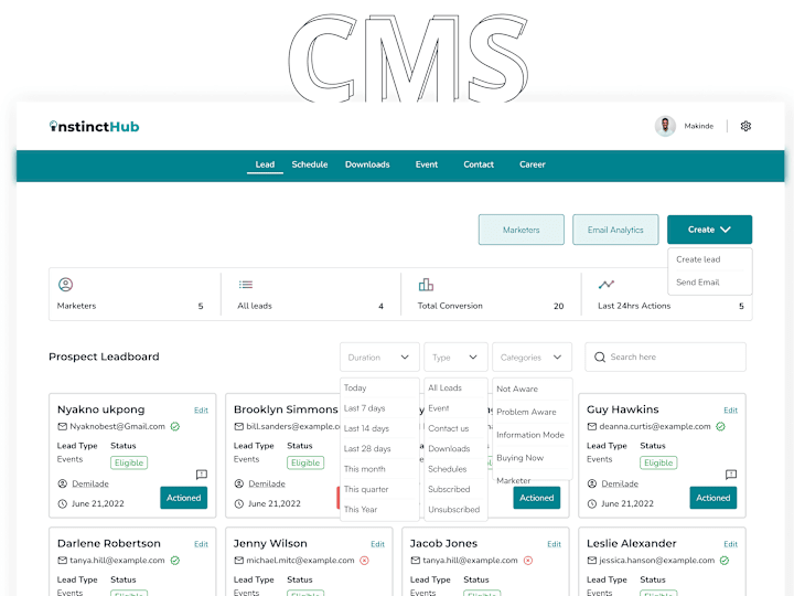 Cover image for InstinctHub | CRM Platform