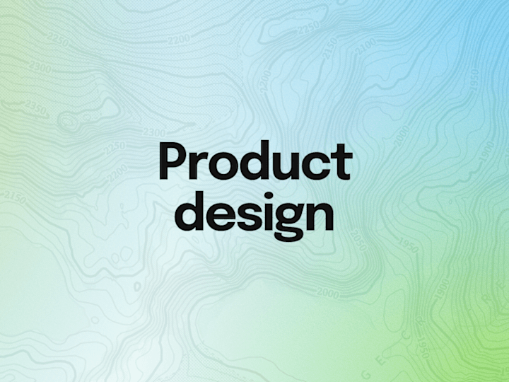 Cover image for End-to-end Product Design