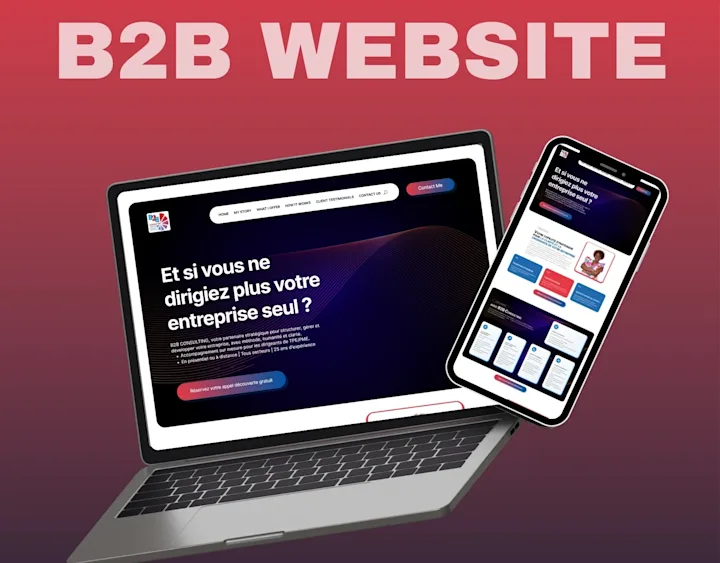 Cover image for B2B Consultation Website Design Built with Divi