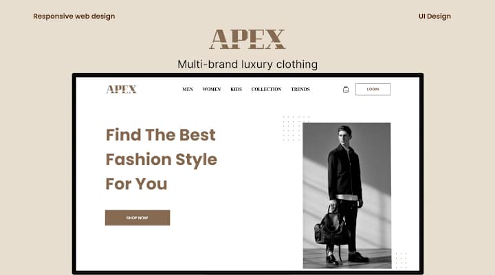 Cover image for APEX - Responsive web design on Behance