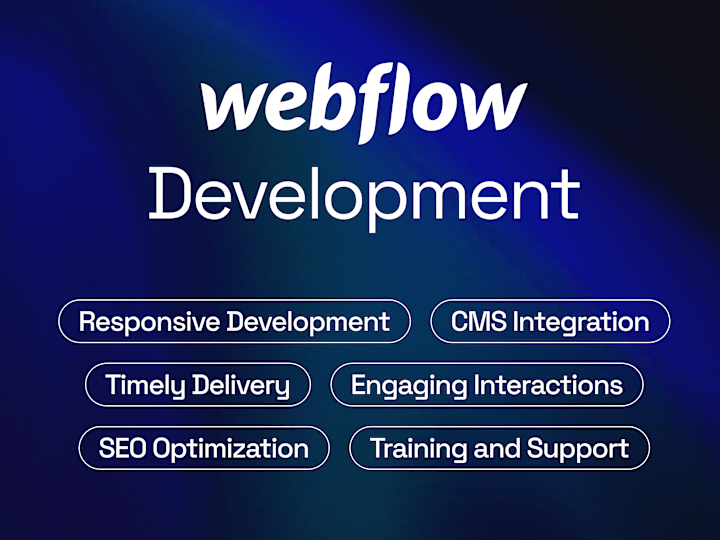 Cover image for Webflow Website Development