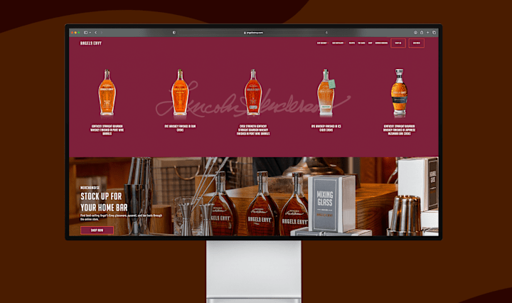 Cover image for Angel's Envy Kentucky Bourbon Website Design