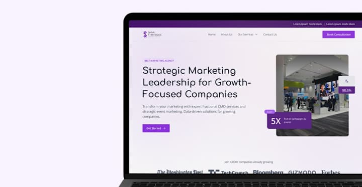Cover image for Revamping Shiva Strategies' Website for Increased Conversions