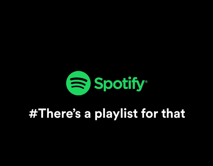 Cover image for Redesigning Spotify Campaign- "#There's a playlist for that" 