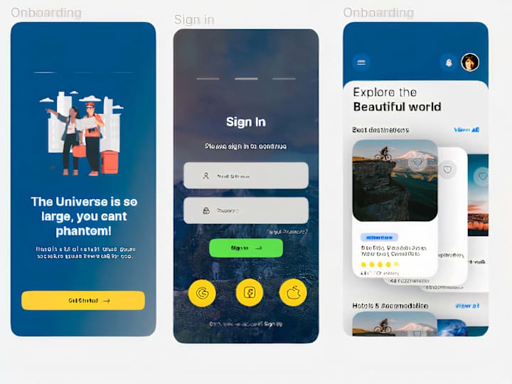 Cover image for UX Design for a travel app