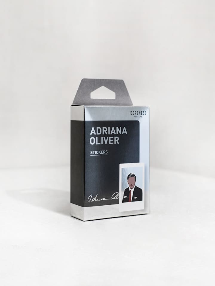 Cover image for Adriana Oliver Solo Exhibition Merchandise Design