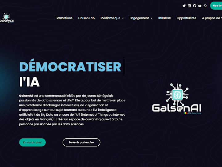 Cover image for GalsenAI, communauté sénégalaise d’intelligence artificielle. -…