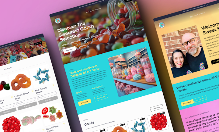 Cover image for Sweet Shop HV - eCommerce Website