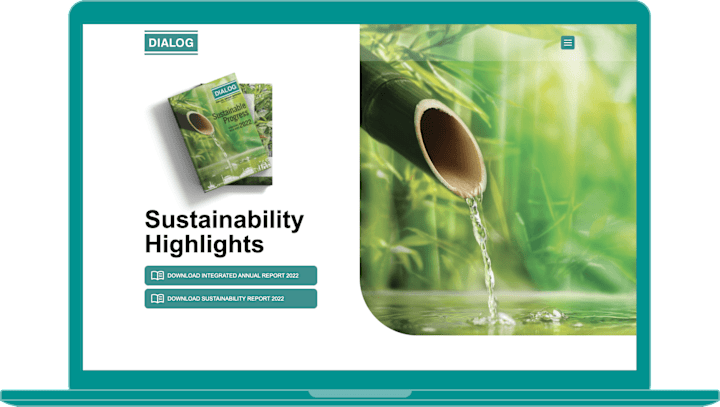 Cover image for Interactive Sustainability Report
