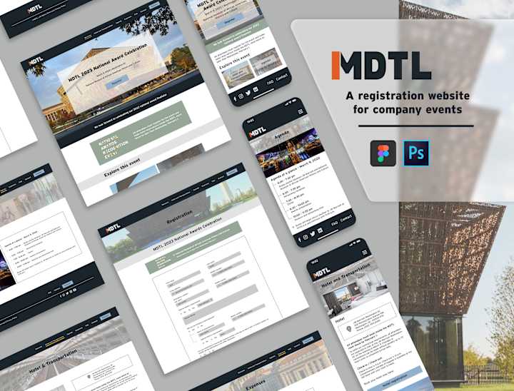 Cover image for MDTL- Registration website design