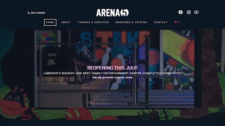 Cover image for Arena5 Limerick - Web Design