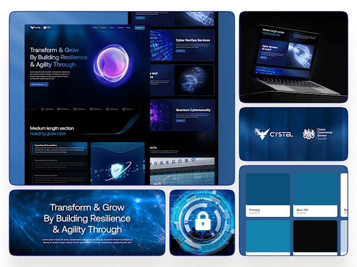 Cover image for Quantum & AI Cyber Security  | UI Design + Framer + API 