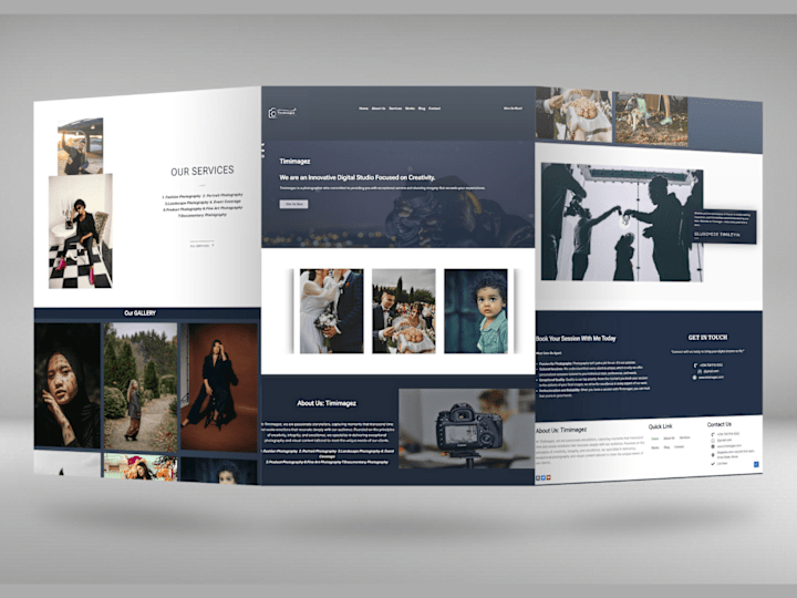 Cover image for A Photography WordPress website for Timimagez