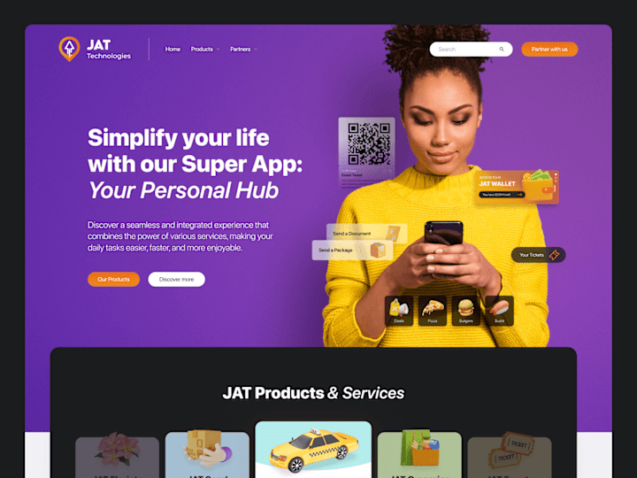 Cover image for JAT Website design and build