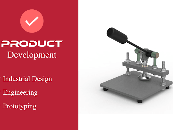 Cover image for We provide 3d cad industrial designs services for prototyping.