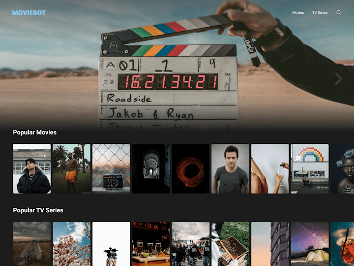 Cover image for MovieBot UI UX DESIGN