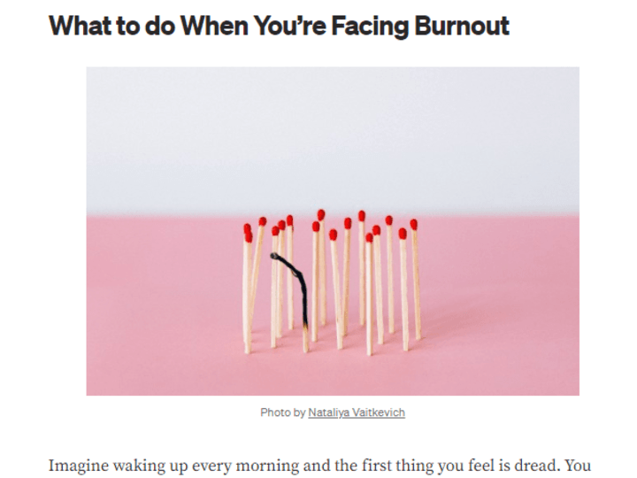 Cover image for What to do When You’re Facing Burnout